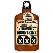 Tipsy Squirrel Old-Fashioned Moonshine Water Bottle